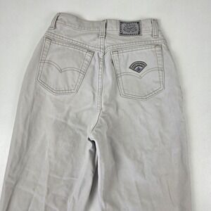 VTG Levi's Native Blue Jeans Womens 6 Beige High Rise Straight Denim Pants USA
